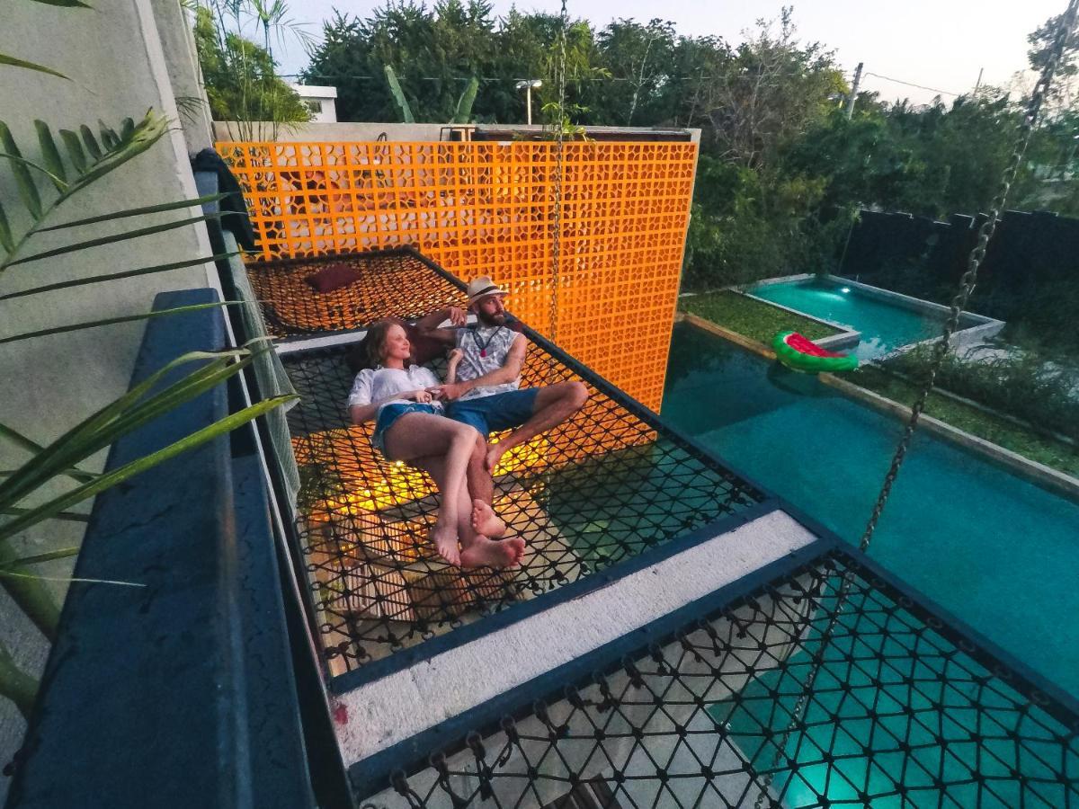 Hotel Makaabá Eco-Boutique Bacalar Esterno foto The "Sky Lounge"